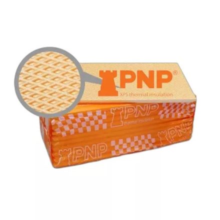 PNP XPS lap 2 cm gofri felülettel, egyenes éllel 600x1250mm
