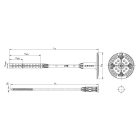 Dűbel fém szeggel 10x260mm  100 darab/doboz