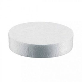 Polisztirol pogácsa 67mm fehér, 100 darabos kiszerelés