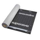 SUPERNOVA páraáteresztő tetőfólia RAGASZTÓCSÍKKAL 140g/m2 (75m2/tekercs)