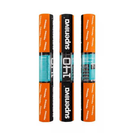 SUPERNOVA páraáteresztő tetőfólia RAGASZTÓCSÍKKAL 140g/m2 (37,5m2/tekercs)