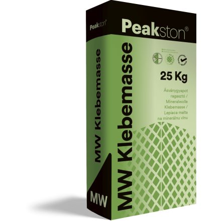 Peakston MW Klebemasse ásványgyapot ragasztó - és ágyazótapasz  25kg/zsák